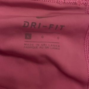 pink nike pro spandex